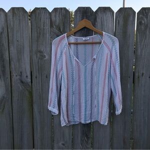 Tribal Jeans Tunic Top